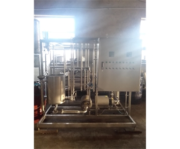 1噸電加熱酸奶巴氏帶閃蒸、均質